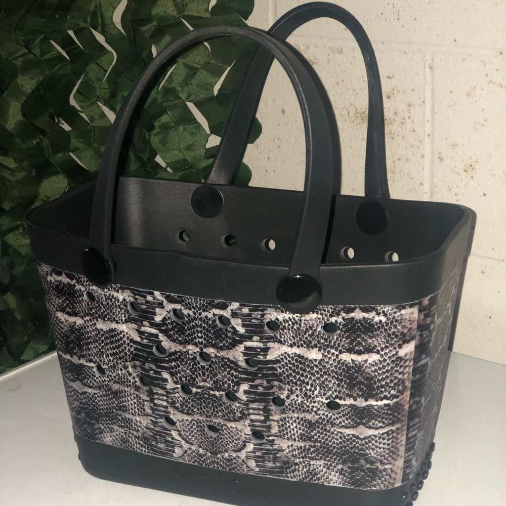 Stylish Black and Gray Women's Bag